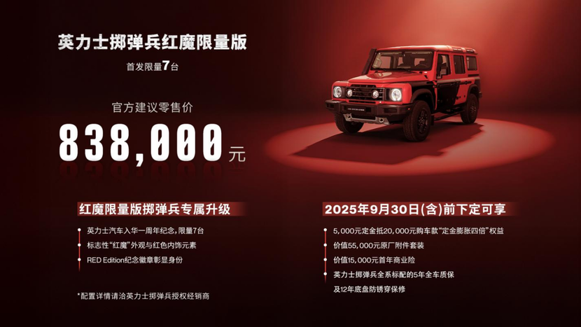 英力士汽车入华一周年：红魔限量版引领越野新风尚