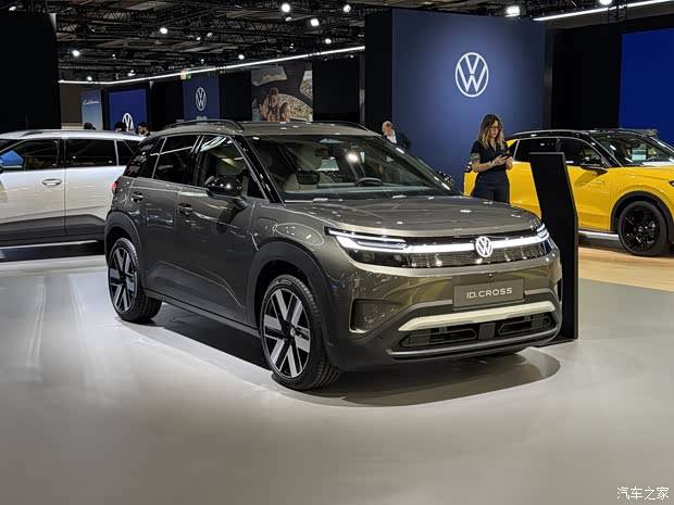2026巴黎车展：大众ID.CROSS实车亮相 纯电紧凑型SUV 外观硬核